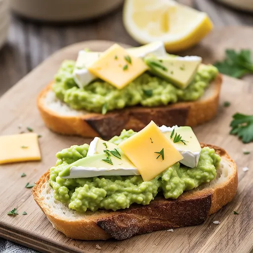 Avocado and Mackerel Cheese Toast
