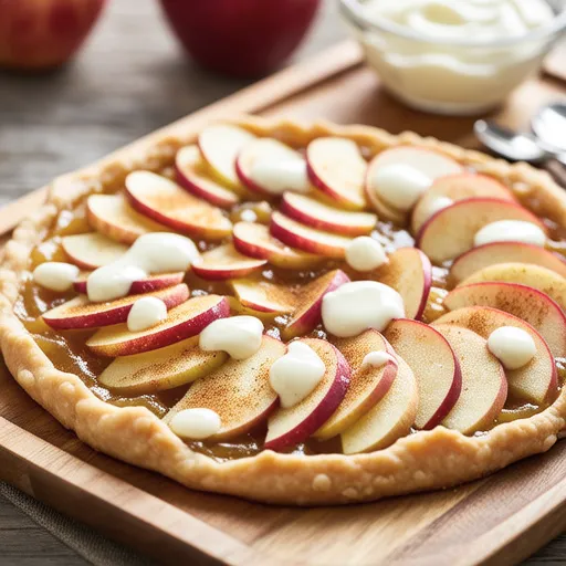 Simple Apple Pie with Tortilla