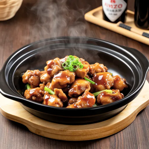 Chicken and Scallion Mayo Ponzu Stir-fry