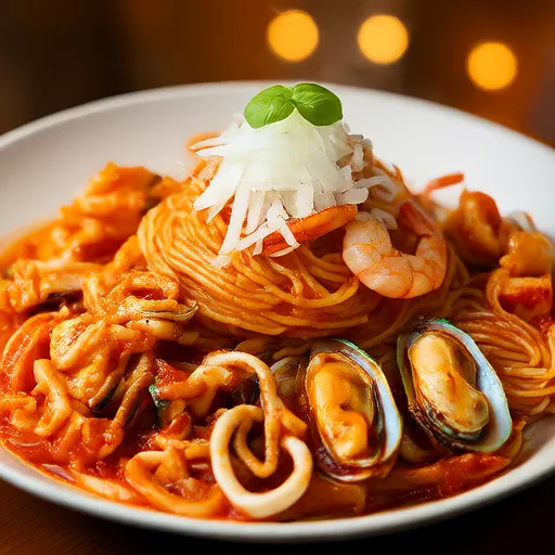 Tomato Seafood Pasta