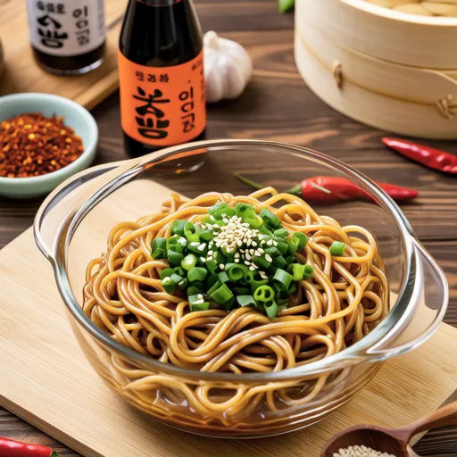 Sweet and Sour Chamnamul Bibim Noodles