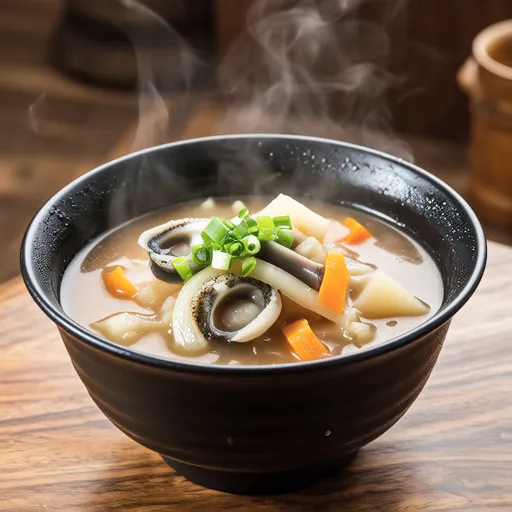 Horse Mackerel Tsukune Soup