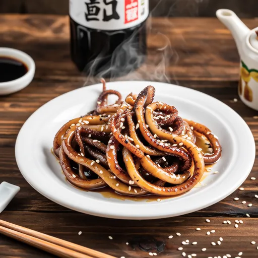 Stir-fried Squid Strips