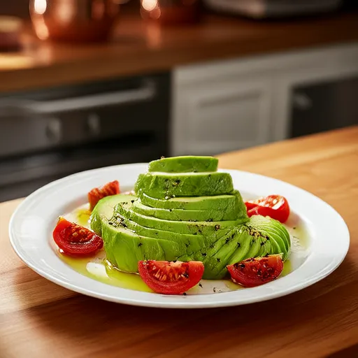 Avocado and Grilled Tomato Salad