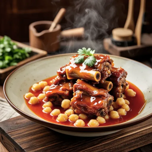 Spicy Tomato Braised Spare Ribs