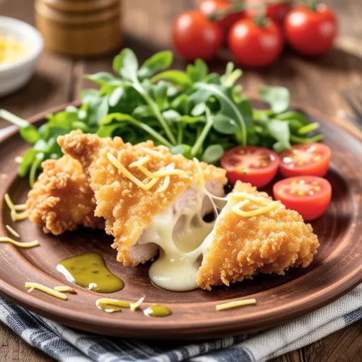 Chicken Tender Cheese Piccata