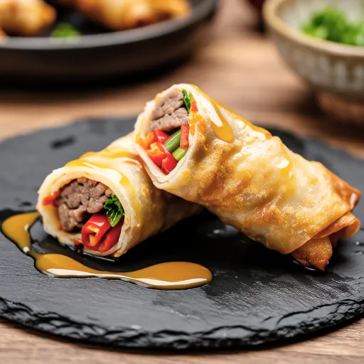 Summer Vegetable Beef Rolls