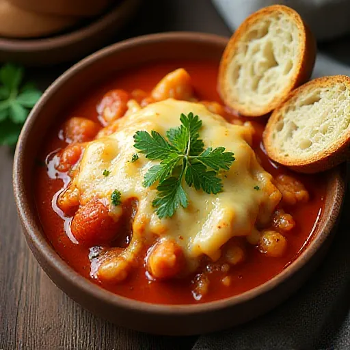 Cabbage and Chicken Tomato Cheese Stew