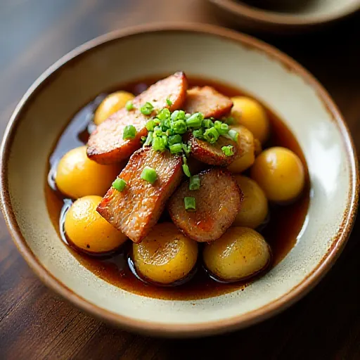Pork Belly and Potato Ponzu Simmer