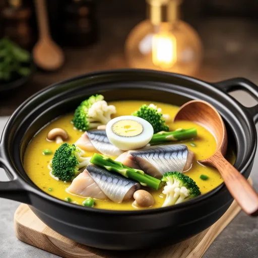 Mackerel and Cauliflower Soup Curry