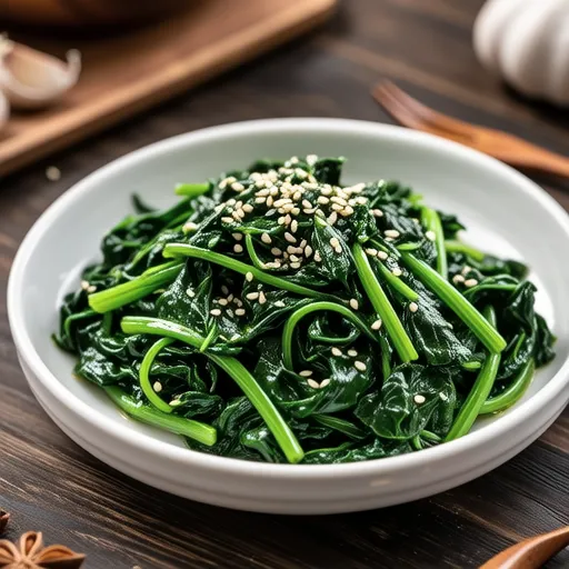 Spinach Namul (Seasoned Spinach Side Dish)