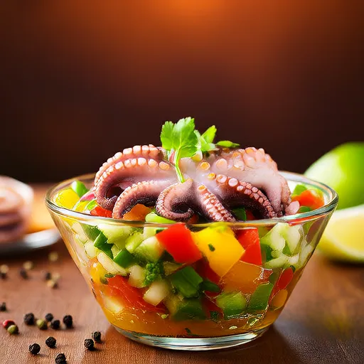 Cuttlefish Vegetable Salad