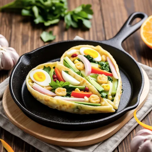 Heart-Shaped Crab Stick Pancakes