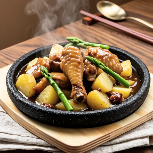 Miso Stir-fried Chicken and Potatoes