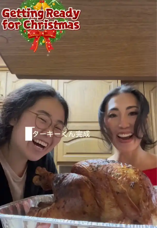ジューシーなクリスマスローストターキー