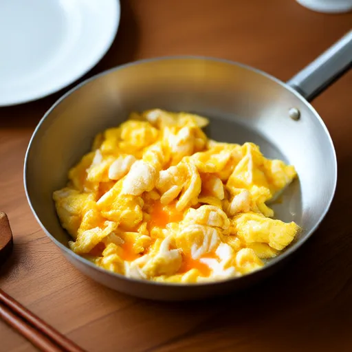 Sauté de poulet aux œufs