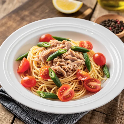 Tomato and Okra Pasta