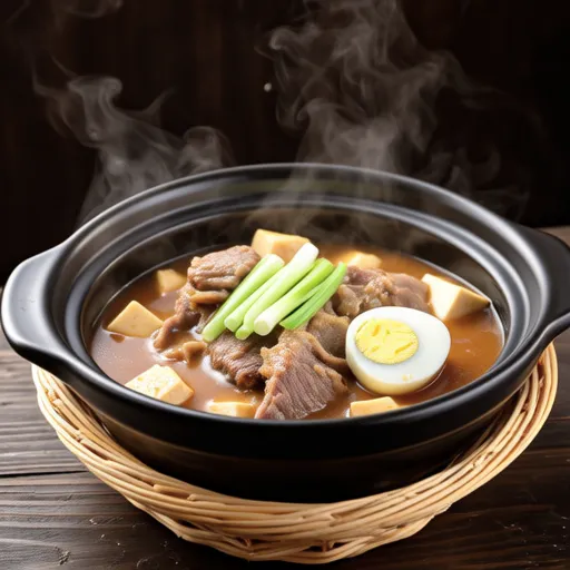 Sukiyaki-style Pork Belly Tofu