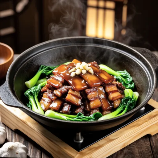 Pork Belly and Bok Choy Stir-fry