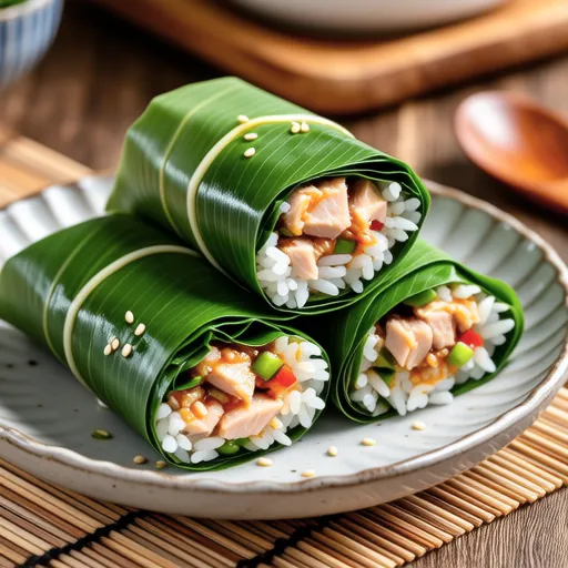 Perilla Leaf Rice Wraps Recipe