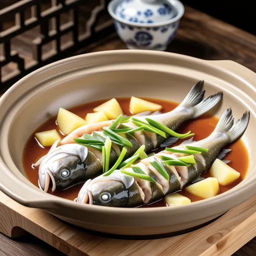 Braised Croaker with Potatoes