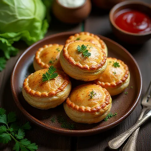 Minced Meat and Cabbage Meat Pie