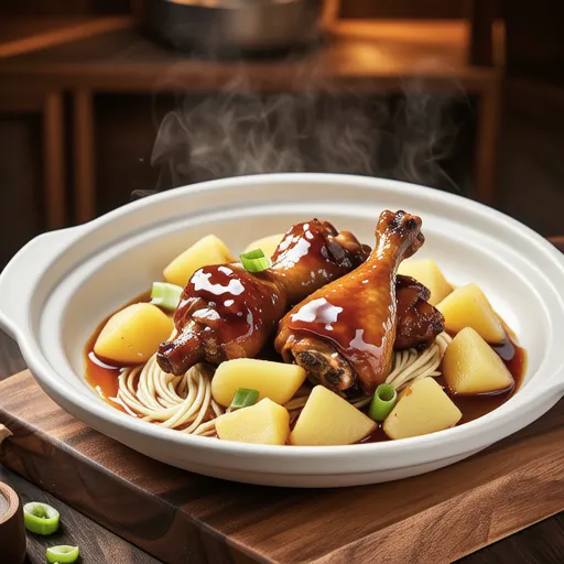 Sweet and Savory Braised Chicken Tenderloin with Potatoes