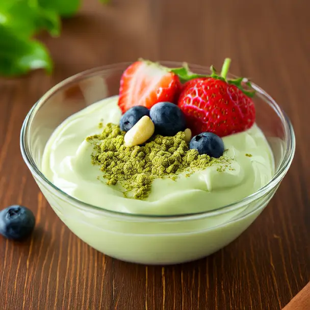 Matcha'lı Yunan Yoğurt Kasesi