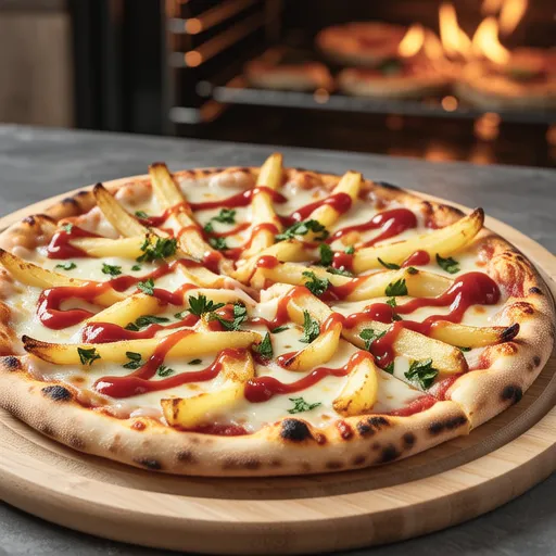 Potato Shredded Pizza