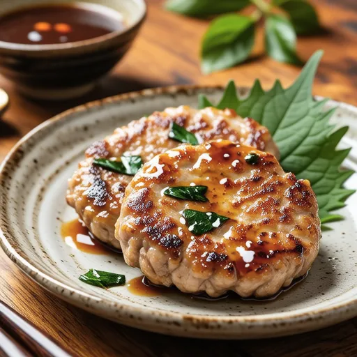 Tuna Steak with Perilla Leaves