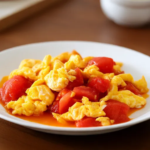 Simple Stir-Fried Tomato and Eggs