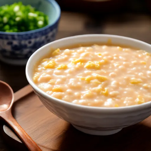 米饭鸡蛋粥