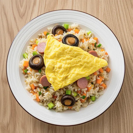 Egg Net Fried Rice