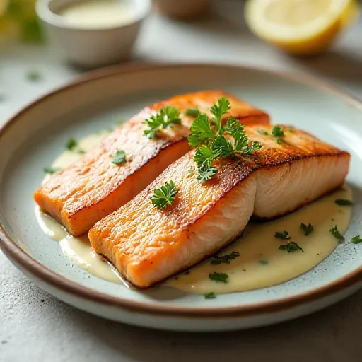 Salmon Meunière with Tartar Sauce