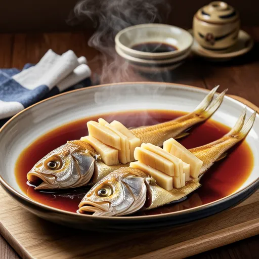Japanese-Style Braised Flounder