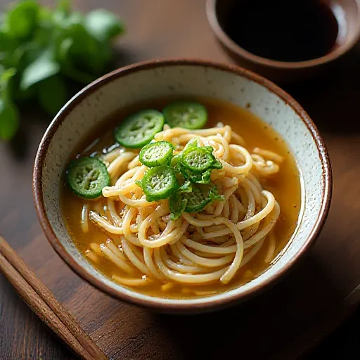 Soba chaud avec gombo
