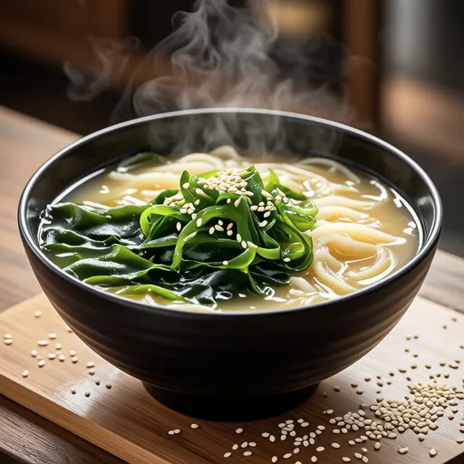 Wakame and Chinese Cabbage Korean-style Soup
