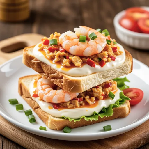 Spicy Shrimp Mayo Sandwich