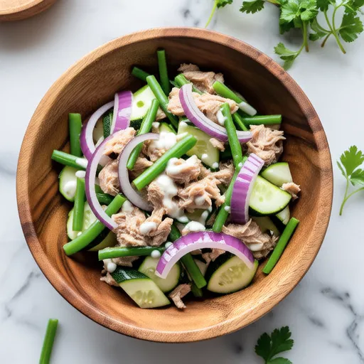 Purple Onion and Beans Deli-style Salad