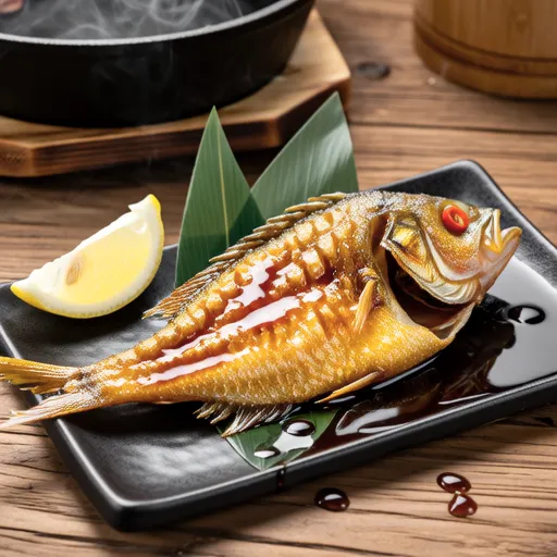 Grilled Yellowtail with Curry Soy Sauce