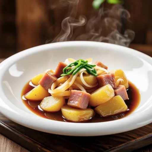 Soy Sauce Braised Potatoes