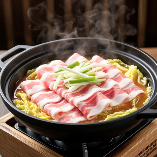 Simple Mille-Feuille Hot Pot with Pork Belly and Chinese Cabbage