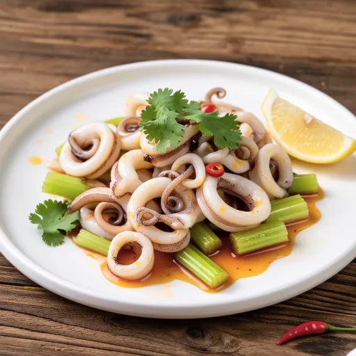 Marinated Squid and Celery