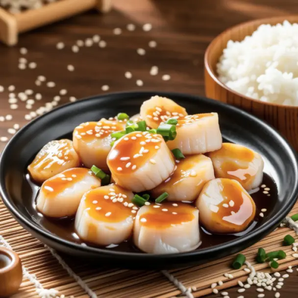 Butter Soy Sauce Scallop String Stir-fry