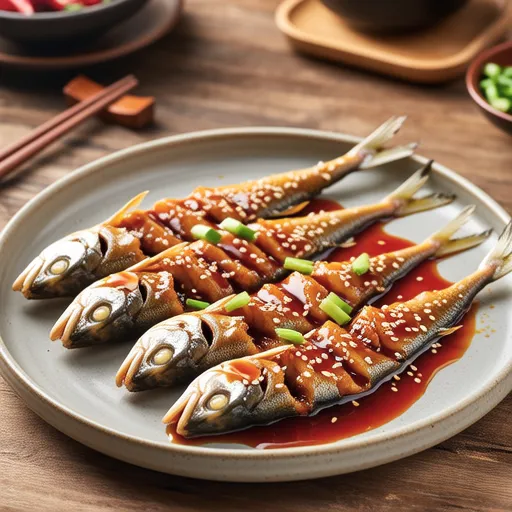 Spicy Grilled Pacific Saury