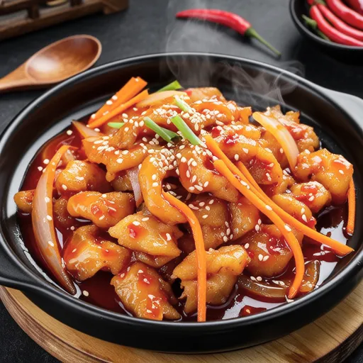 Spicy Stir-fried Fish Cake