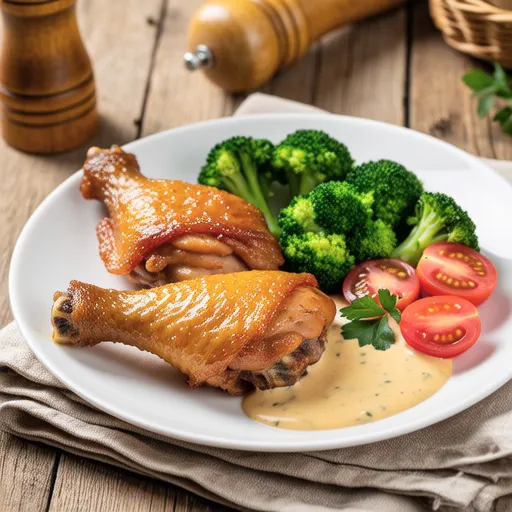 Chicken Sauté with Mustard Tartar Sauce
