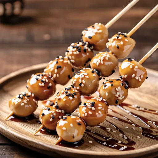 Tama Konnyaku with Sesame Mitarashi Sauce