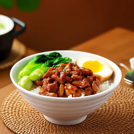 辣炒豬肉拌豆芽飯
