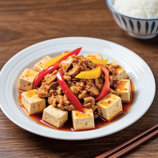 Aburaage and Bell Pepper Tuna Mix